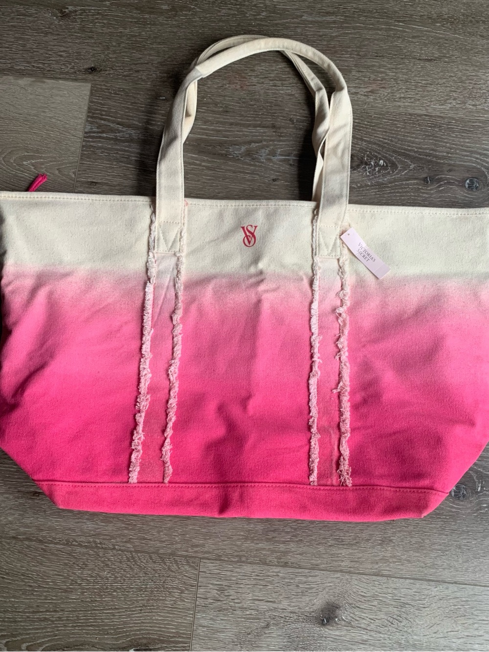 Victoria's Secret Pink Ombre Canvas Tote